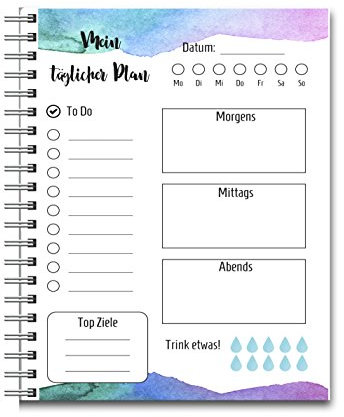 To Do Planer 50 Blatt Ringbuch, To Do Liste Block