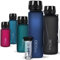 720°DGREE Gourde d'Eau 1l “uberBottle“ +Fruit-Infuseur softTouch - Sans BPA, Anti-fuite - Bouteille, water bottle idéale pour Enfants, Sport, Randonnée, Gym, Camping, Université, Voyage, Travail, Yoga