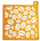Prime Homewares Orange Bean Design Pot Holder, Double Oven Glove, Tea Towels, Apron Orange Bean Design (Pot Holder)