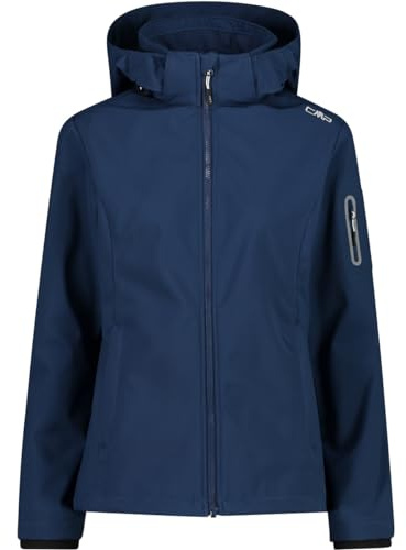CMP Damen Windproof And Waterproof Softshell Jacket Wp 7.000 Jacke,Blau,D42