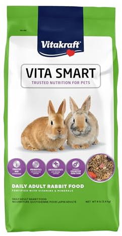 Vitakraft VitaSmart Complete Nutrition Pet Rabbit Food, 8 lbs