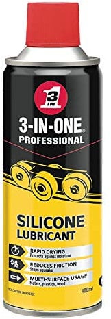 (2 Pack) 3 in One Professional Silicone Lubricant - 400 ml