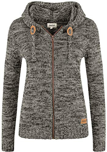 OXMO OXPhiladelphia Damen Kapuzenjacke, XS, Dark Grey (792890)
