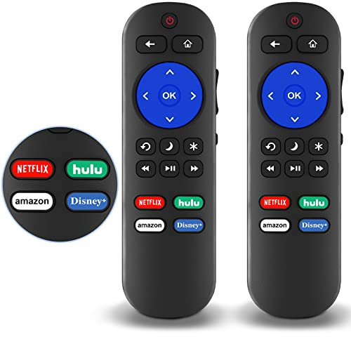 Universal for Hisense Roku TV Remote Control Replacement for All Hisense Smart Built-in Roku TV Remote, Replace for HU-RCRUS-20 HU-RCRUS-20G HU-RCRUS-21G Remote with 8 Shortcuts Button