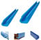 Wellpack Europe Foam Edge Guard Protectors Protection (Blue Edge Guard (Pack 2), 35-45mm x 2m Long)