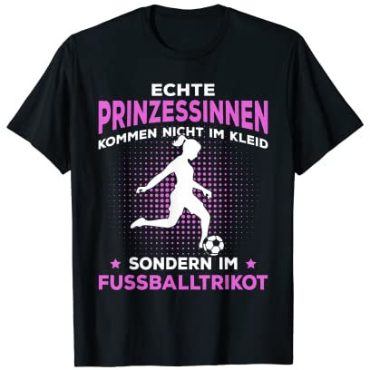 Fußball Mädchen Fußballspielerin Fußballerin Geschenk T-Shirt