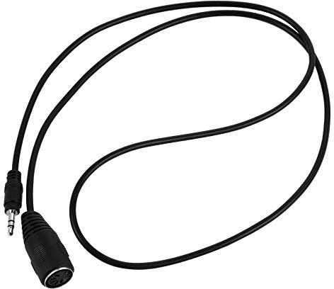 Milisten Din Polige Buchse Zu Adapterkabel Für Cd-player Dvd-recorder Und Midi-tastaturen Hochwertiges Audiokabel Zur Verbesserung Der Klangqualität Einfach Zu Bedienen Langlebig