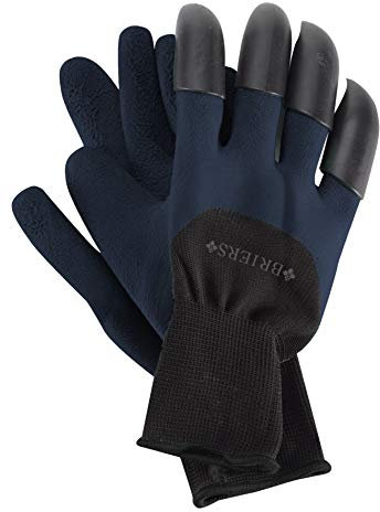 Briers Claw Grips Multitask Gardening Gloves Waterproof with Hi Grip and Stretch Cuff Puncture Resistant Garden Gloves Size M