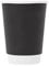 Lot de 25 gobelets à double paroi en carton recyclables sans couvercle - 350 ml - Double paroi - Finition mate et lisse