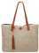 MEGAUK Women Woven Beach Bag Vacation Style Tote Bag Large Capacity Handmade Shoulder Bags Straw Shopping Handbag For Ladies (Brown)