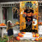 Halloween Wurfspiele Banner, Happy Halloween Deko Hängend Werfen Spiel Toss Game Set mit 3 Sitzsäcken für Kinder Erwachsene Herbst Spaß Wurfspiel Party Hintergrund Geburtstag Dekoration Indoor Outdoor