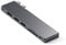 SATECHI 7-in-1 USB-C Hub Multiport Adapter Pro Slim, USB C Dongle, 100W Charging, 4K HDMI, USB 4, USB 3.2 Gen 2, SD/Micro Card reader for Mac, MacBook Air/Pro M4/M3/M2/M1 - Space Grey