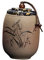 YARNOW Théière Vintage Théières Japonaises Théières pour Le Thé en Vrac Boîtes À Thé Pot À Thé en Céramique De Porcelaine Poterie Grossière Réservoir De Stockage De Boîte De Thé