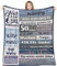 ZUCZUG Kuscheldecke 150x200cm Partyzubehör Dekorationen zum 50. Geburtstag für Frauen männer, Happy 50th Birthday Geschenke, Geschenke Decke zum 50. Geburtstag, Frauen, Mutter, Oma