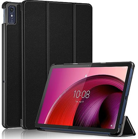 TOPCASE Hülle für Lenovo Tab M10 5G 10.6 Zoll TB360ZU 2023,Ultra Leder Ständer Schutzhülle mit Auto Schlaf/Wach Funktion Cover für Tab M10 5G 2023,Schwarz