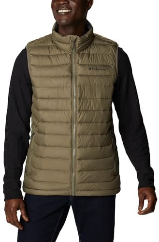 Columbia Powder Lite 2 Vest, Chaleco Acolchado Hombre, Stone Green, XXL