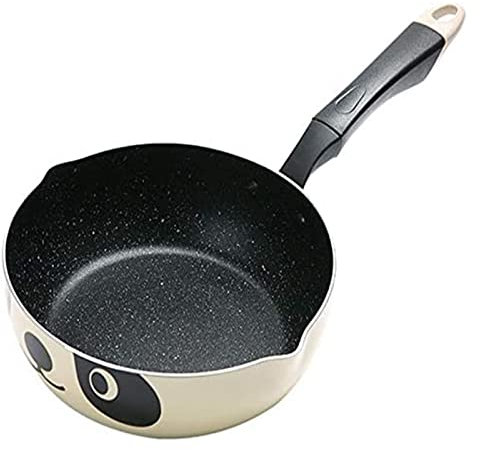 PACUM Wok-Pfanne, Bratpfanne, Topf, Induktionsherd, Universal-Bratpfanne, antihaftbeschichteter Aluminiumtopf, Bratpfanne, Steintopf (Größe: Grauer Wolf) vision