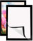 Huamirra Lot de 2 cadres de Peinture Diamant, 30 x 40 cm Diamant Painting Cadre Photo, Cadre Artistique Magnétique en Diamant, Pour Murs, Fenêtres, Décoration Intérieure(Noir)