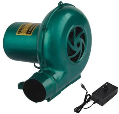 Ventilador industrial Ventilador eléctrico de CC for el hogar, ventilador centrífugo pequeño de velocidad ajustable, adaptador de 20W, 30W y 40W for ventilador de caldera, gasificador Potente soplador