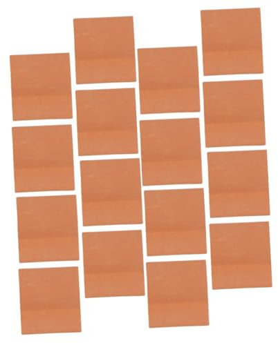 ibasenice 240 STK Simulierte Kacheln Landschaftsdekor Ziegel für Modell Dachziegel Dachschindeln Kinder bastelset basteln für Kinder Garden Mini-Gartenziegel Miniatur-Ziegel-Modell Ton Brown