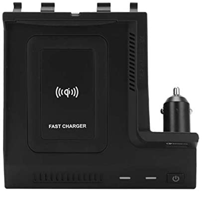 Jodriva Chargeur sans Fil for Voiture, for Mercedes-Benz, Accessoire de Voiture Classe C, Support de téléphone, Interface USB QC3.0 Chargeur sans Fil