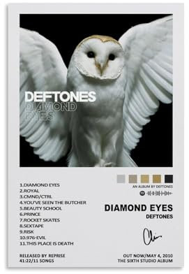 Lcaltcp Musik-Kunst-Deftones, Leinwandalbum, Poster, Musikposter für Zimmer, ästhetische Leinwand, Wandkunst, Schlafzimmerdekoration, 30 x 45 cm