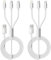 Multi Charger Cable, USB Charger Cable [2Pack 1.2M] 3A Multiple USB Cable 3 in 1 Nylon Braided with Micro USB, Type C Lightning Connector for iPhone, Android Samsung S22 S20, Huawei, Nexus, Nokia,LG