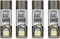 MIXEL Silver Gloss Alloy Wheel Spray Paint, DIY Enthusiasts, Easy to Apply, Fast-Drying Formula, Long-Lasting Protection, Perfect For Both Indoor And Outdoor Use, 400ml, (4 Pcs)