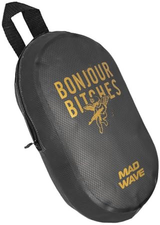 Mad Wave Bonjour Bitches Schwimmbeutel, 3 l, Schwarz, Schwarz , Schwimmtasche