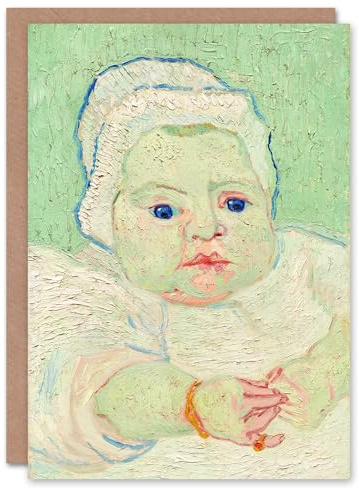 Artery8 Vincent van Gogh Art Card Roulins Baby Portrait