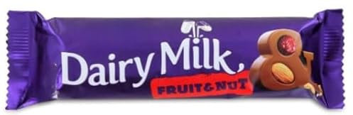 Dairy Milk Fruit & Nut 45g (Pack Of 24) Deliciousness that brings a smile For All Occasions