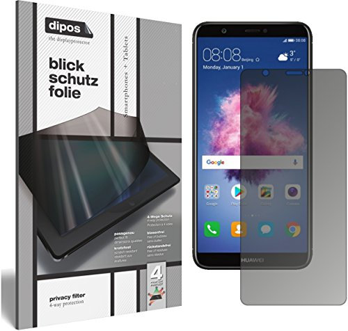 dipos I Blickschutzfolie matt kompatibel mit Huawei P smart Sichtschutz-Folie Display-Schutzfolie Privacy-Filter