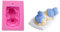 BESTOMZ Stampo silicone a forma di Neonato per torta dolci biscotti in Rosa