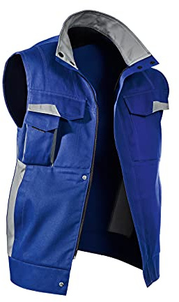 KÜBLER Workwear | KÜBLER VITA mix Arbeitsweste | kbl.blau/mittelgrau | Größe 3XL