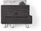 Nedis Adaptateur Rotatif SCART S CART mâle - S-Video Hemb