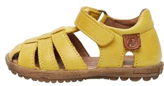 NATURINO SEE-Sandales semi-fermées en cuir, Jaune 28