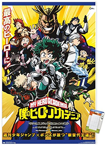 Trends International Hero Academia-Key Art Wandposter, 37,4 x 56,8 cm, Premium-Poster und Passepartout