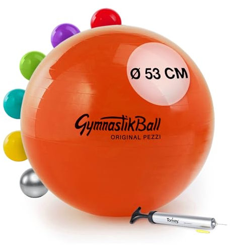 PEZZI Pezziball Standard 53cm orange Pumpe