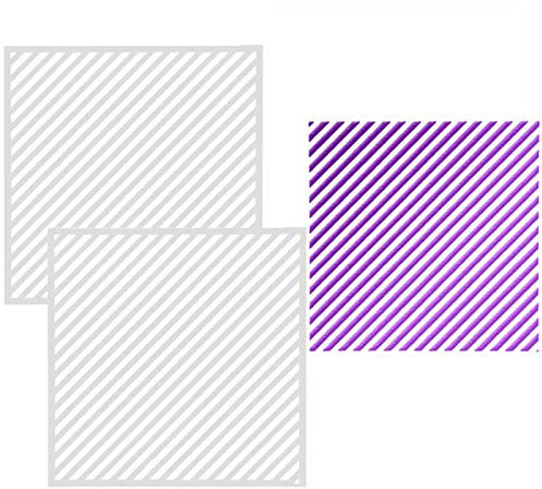DUBENS 2 Stück Streifen Schichtung Schablonen Zeichnung Farbe Spray Schablone DIY Sammelalbum fotoalbum Dekorative Präge DIY Karte Handwerk