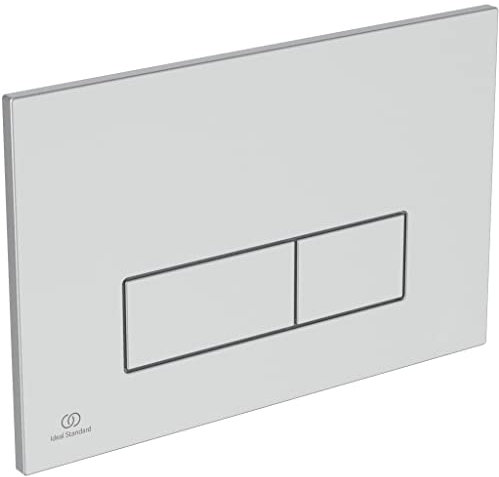 Ideal Standard Oleas P2 Pneumatic Toilet Flush Plate, R0119JG, Matt Chrome
