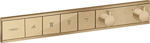 hansgrohe Unterputz Thermostat RainSelect, für 4 Funktionen, Brushed Bronze