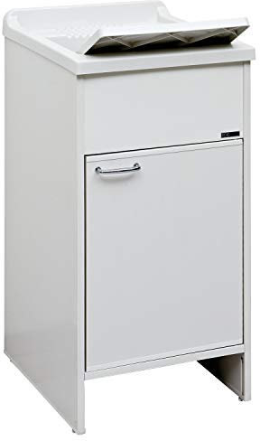 Jo-Bagno.it Lavatoio da esterno in Resina e PVC Bianco, Vasca e Tavola in Plastica 45 x 50 x 85 cm