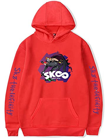 SK8 The Infinity Skateboard Manga Hoodie Shadow Print Hoody Herren/Damen Casual Hoodie Mit Taschen Cosplay Kostüm