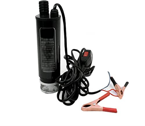 wrtgerht Mini Bomba pequeña Bomba de Agua Industrial de Bomba de Queroseno diésel de Combustible portátil DC 12v