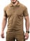 M-Tac Taktisches atmungsaktives Poloshirt – Militär schnell trocknend Coolmax Kurzarm T-Shirt für Herren, Coyote, XL