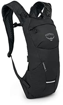 Osprey Katari 3L Herren Fahrradrucksack mit Hydraulik-Reservoir, Schwarz