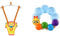 Munchkin Bounce & Play Door Frame Bouncer, Adjustable Height Jumper, Padded Stand & Jump Toy With Squeaky & Baby Einstein, Teether-Pillar Rattle and Chill