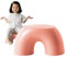 Fulenyi Kinderbank Stuhl | School Rainbow Design Kleine Hocker | Bequeme Kindermöbel für Wohnzimmer, Schlafzimmer, Arbeitszimmer, Küche, Garten, Terrasse