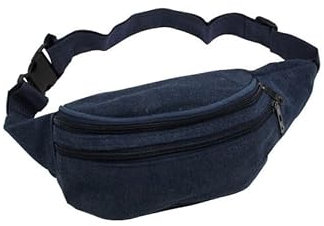 Gürteltasche Hipbag Bauchtasche Bum Bag Navy blau Gürteltasche Hipbag Bauchtasche dunkelblau 2 Reißverschlüsse vorne,. Gürteltasche Damen Herren Sport Tasche Brustbeutel Umhängetasche