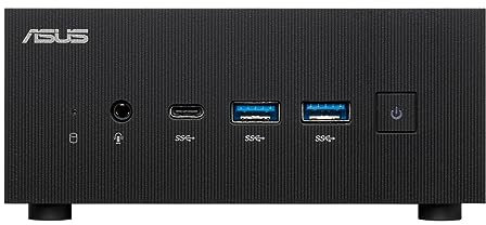 ASUS Mini PC PN52 (S5140AD) Ultra-compact with AMD Ryzen 5 5600H and Integrated Radeon Graphics, supports Quad-4K displays and 8K resolution, 2x PCIe Gen3 x4 M.2 PCIE 256G G3 SSD, 2.5 Gb LAN, WiFi 6E